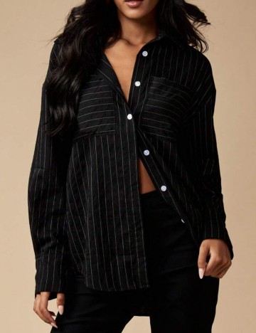 Cămașă Shein Missguided, negru