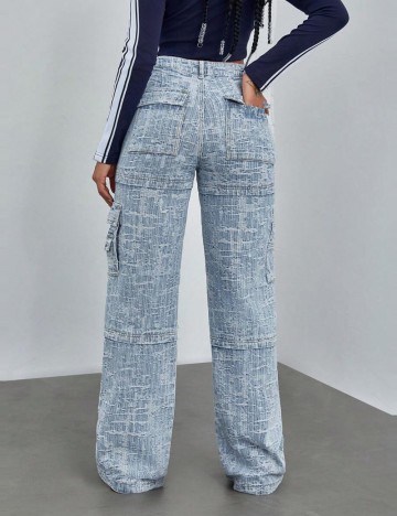 Jeans Shein, albastru