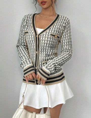 Cardigan Shein, mix culori