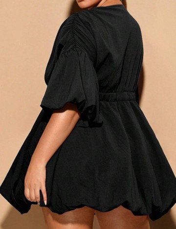 Rochie mini Shein Curve+, negru