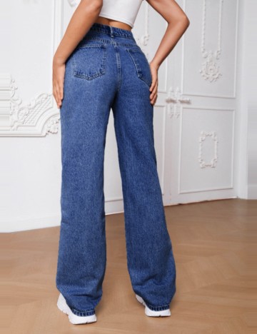 Jeans Shein, albastru