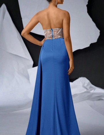 Rochie de ocazie Shein, albastru