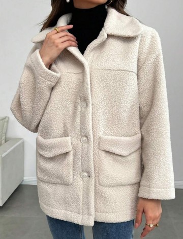 Jachetă Shein, crem