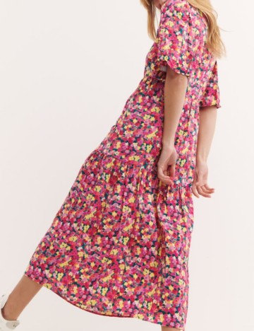 Rochie midi nobody's child, mix culori