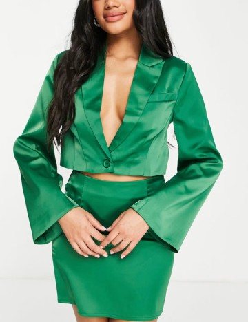 Sacou Missguided, verde