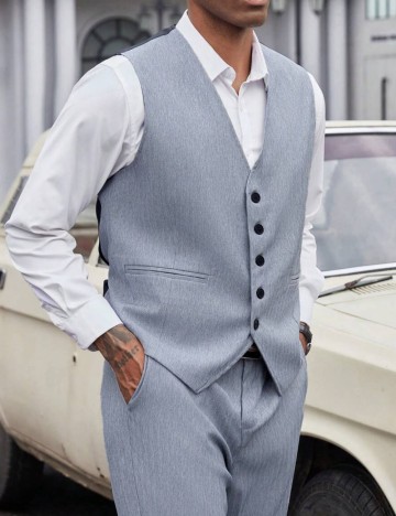 Vestă de costum Shein, gri