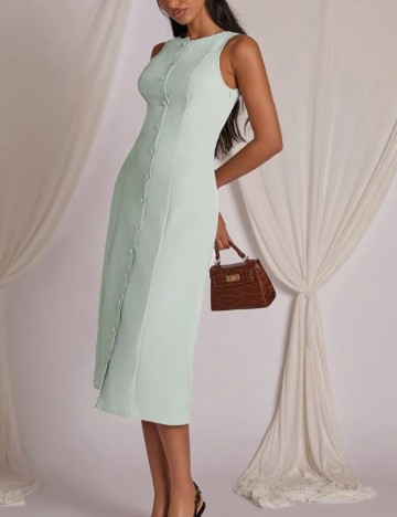 Rochie midi Shein, verde