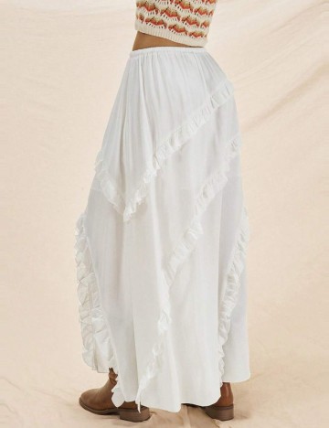 Fustă maxi Shein, alb