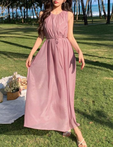 Rochie maxi Shein, roz