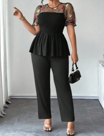 Compleu Shein Curve+, negru