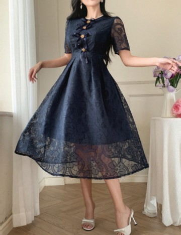 Rochie midi Shein, albastru