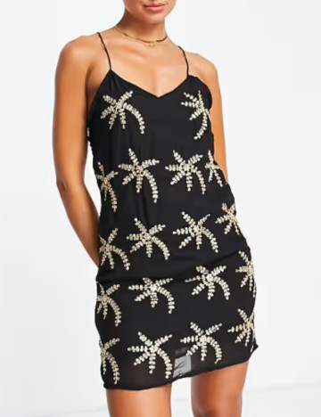 Rochie mini NEVER FULLY DRESSED, negru