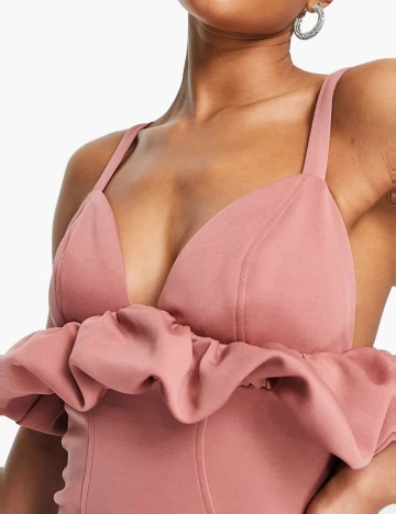 Rochie maxi ASOS, roz