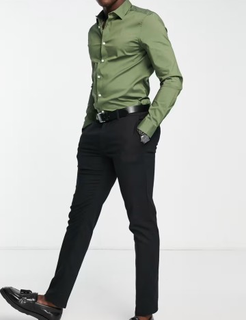 Cămașă ASOS, kaki