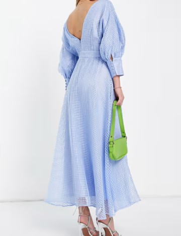 Rochie midi ASOS, albastru