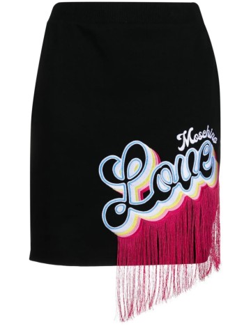 Fustă mini Love Moschino, negru