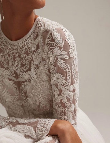 Rochie de ocazie și bridal ASOS, alb