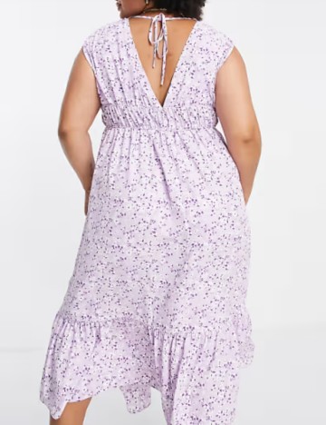 Rochie midi ASOS, mix culori