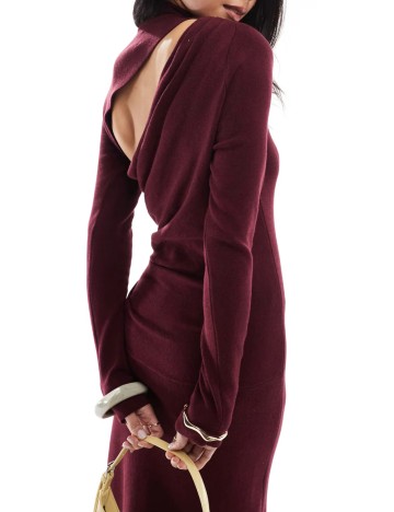 Rochie maxi ASOS, vișiniu