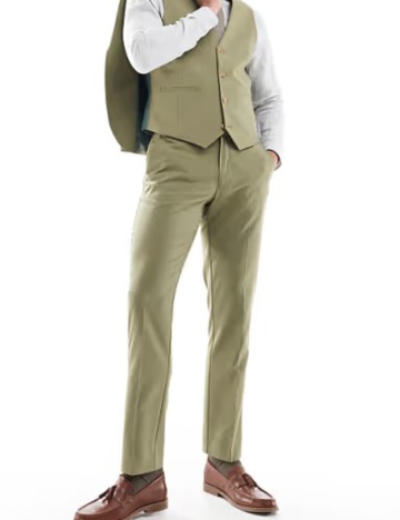 Pantaloni ASOS, verde