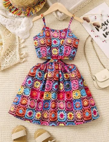 Rochie Shein, mix culori