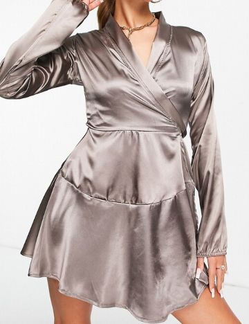 Rochie mini TFNC, maro