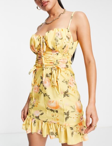 Rochie mini Parisian, galben