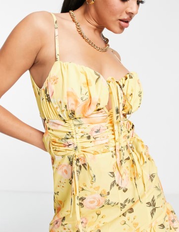 Rochie mini Parisian, galben