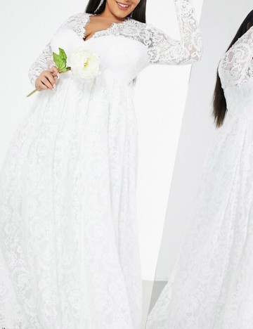 Rochie de ocazie și bridal ASOS, alb