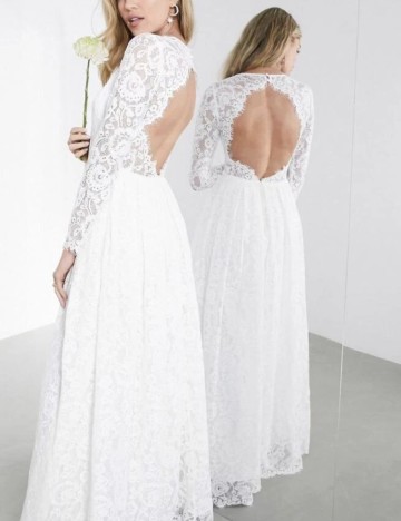 Rochie de ocazie și bridal ASOS, alb