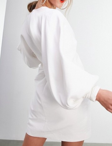 Rochie mini ASOS, crem