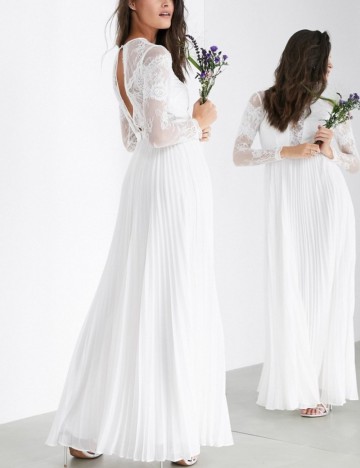 Rochie de ocazie și bridal ASOS, alb