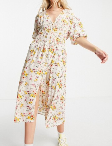 Rochie midi ASOS, mix culori