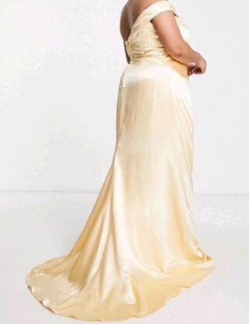 Rochie maxi Yaura, galben