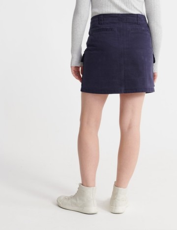 Fustă mini Superdry, albastru