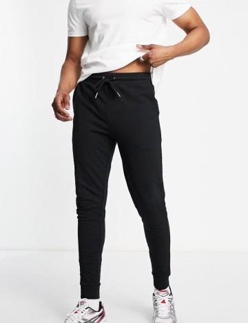 Pantaloni de trening ASOS, negru
