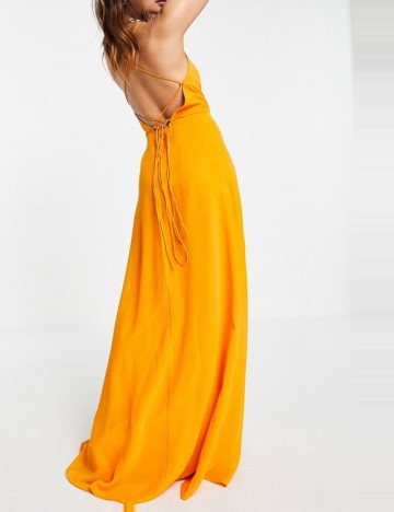 Rochie maxi ASOS, portocaliu