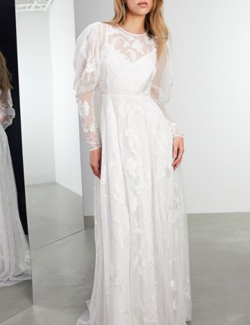 Rochie de ocazie și bridal ASOS, alb