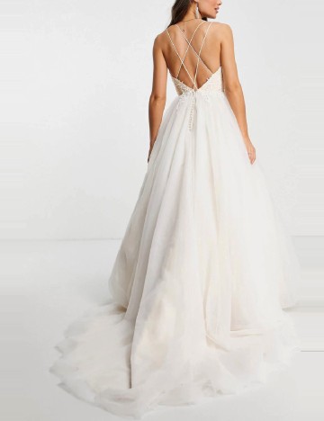 Rochie de ocazie și bridal ASOS, alb
