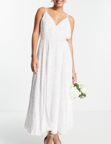 Rochie de ocazie și bridal ASOS, alb
