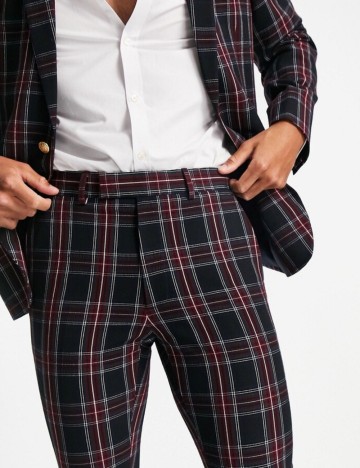 Pantaloni de costum ASOS, mix culori
