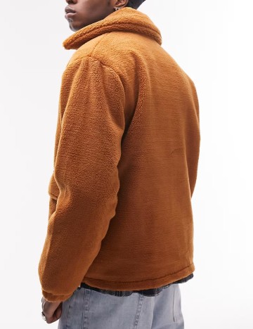 Jachetă de blană Topman, maro