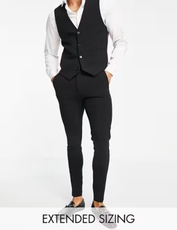 Pantaloni ASOS, negru