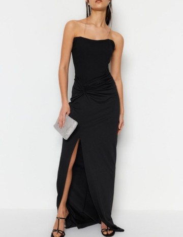 Rochie maxi TRENDYOL, negru