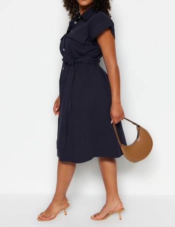 Rochie midi TRENDYOL, albastru