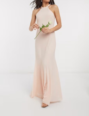 Rochie maxi TFNC, roz