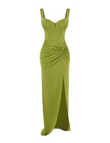 Rochie maxi TRENDYOL, verde