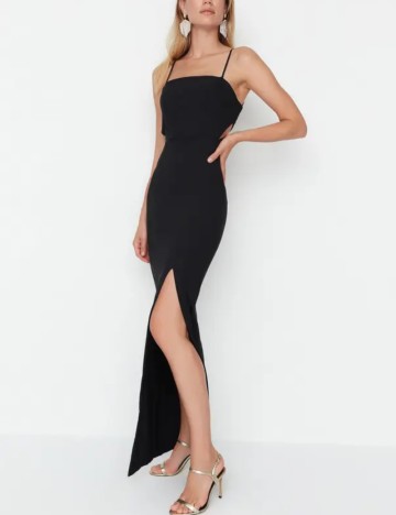 Rochie maxi TRENDYOL, negru