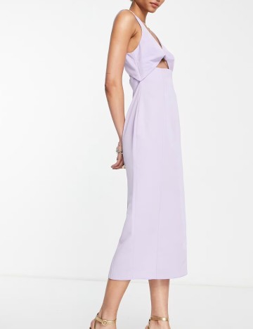 Rochie midi ASOS, mov