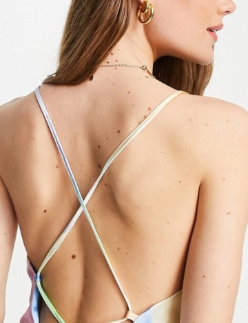 Rochie maxi ASOS, mix culori